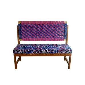 Diwan Design Blue & Pink Traditional TC Acacia Wood Diwan Set - Set of