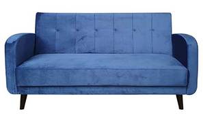 Swindon Tufted Back Fabric Sofa - Blue