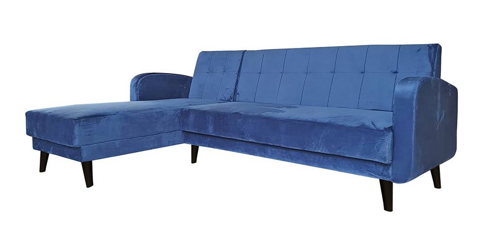 Swindon Sectional Fabric Sofa Blue Urban Ladder