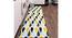 Mira Yellow Abstract Plastic 48x24 inches Runner (Yellow) by Urban Ladder - Ground View Design 1 - 636791