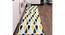 Kaitlyn Yellow Abstract Plastic 72x24 inches Runner (Yellow) by Urban Ladder - Ground View Design 1 - 636793