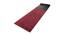 Zahra Maroon Solid Fabric 156x24 inches Runner (Maroon) by Urban Ladder - Front View Design 1 - 637083