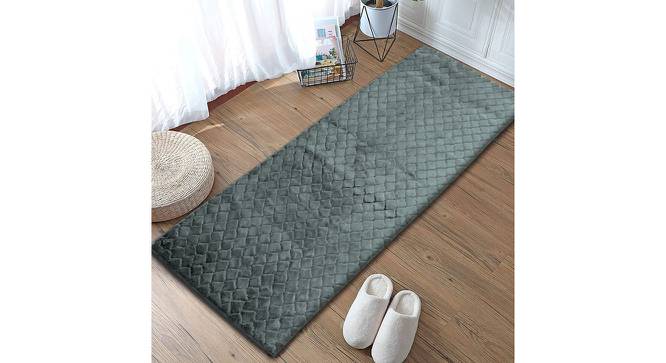 Daphne Green Solid Natural Fiber 59x24 inches Runner (Seige) by Urban Ladder - Front View Design 1 - 637263
