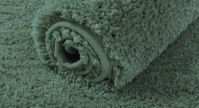 Fatima Green Solid Natural Fiber 59x24 inches Runner (Green) by Urban Ladder - Front View Design 1 - 637304