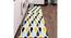 Katie Yellow Abstract Plastic 35x24 inches Anti skid Doormat (Yellow, Medium Size) by Urban Ladder - Ground View Design 1 - 637709