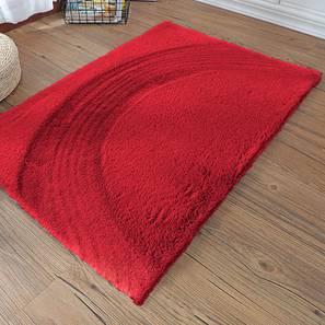 Doormats Design Maroon Solids Polyester Doormat