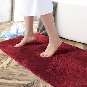 Doormats Design Maroon Solids Micro Fiber Doormat