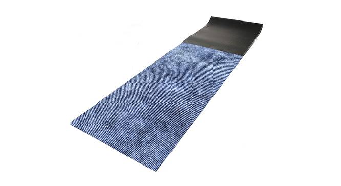 Miranda Grey Solid Fabric 36x24 inches Anti skid Doormat (Grey, Medium Size) by Urban Ladder - Front View Design 1 - 637783