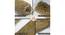 Avianna Gold Solid Natural Fiber 35x24 inches Anti skid Doormat (Gold, Medium Size) by Urban Ladder - Rear View Design 1 - 637948