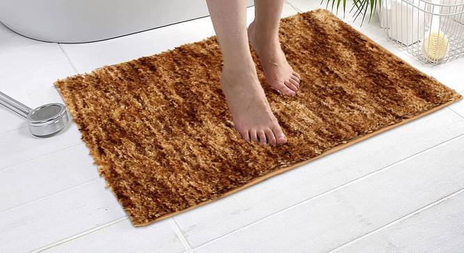 Tiffany Brown Solid Natural Fiber 30x18 inches Anti skid Doormat (Brown, Medium Size) by Urban Ladder - Front View Design 1 - 637971