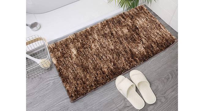Addyson Brown Solid Natural Fiber 30x18 inches Anti skid Doormat (Brown, Medium Size) by Urban Ladder - Front View Design 1 - 637972