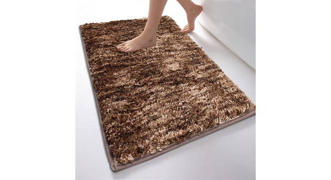 Estelle Brown Solid Natural Fiber 35x24 inches Anti skid Doormat (Brown, Medium Size) by Urban Ladder - Front View Design 1 - 637974