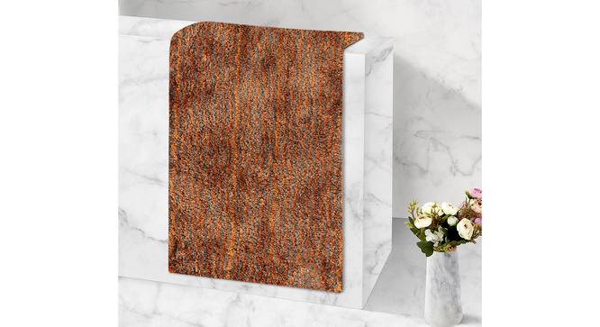 Amoura Brown Solid Natural Fiber 55x23 inches Anti skid Doormat (Coffee, Large Size) by Urban Ladder - Front View Design 1 - 637977