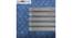 Denver Blue Solid Natural Fiber 35x24 inches Anti skid Doormat (Blue, Medium Size) by Urban Ladder - Rear View Design 1 - 638064