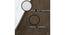 Sutton Brown Solid Natural Fiber 35x24 inches Anti skid Doormat (Chocolate, Medium Size) by Urban Ladder - Design 1 Close View - 638068