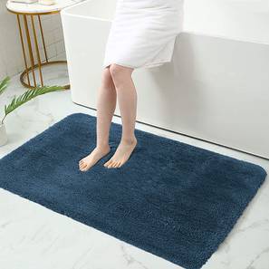 Doormats Design Teal Solids Micro Fiber Doormat