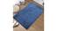 Denver Blue Solid Natural Fiber 35x24 inches Anti skid Doormat (Blue, Medium Size) by Urban Ladder - Front View Design 1 - 638095