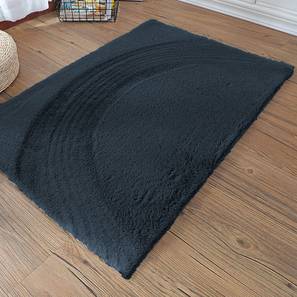 Doormats Design Black Solids Polyester Doormat