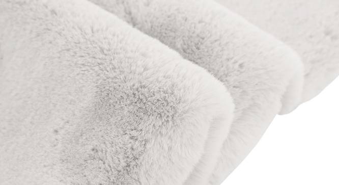Lyanna White Solid Natural Fiber 5x3 Ft Carpet (White) by Urban Ladder - Front View Design 1 - 638211
