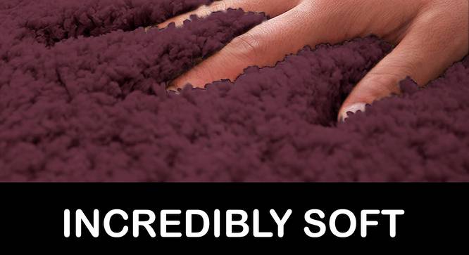 Collins Purple Solid Natural Fiber 6x4 Ft Carpet (Wine) by Urban Ladder - Design 1 Side View - 638218