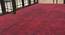 Clementine Maroon Solid Fabric 15x4 Ft Carpet (Maroon) by Urban Ladder - Design 1 Side View - 638271