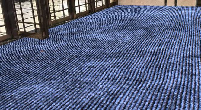Cecelia Grey Solid Fabric 20x4 Ft Carpet (Grey) by Urban Ladder - Design 1 Side View - 638368