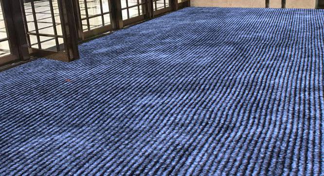 Oaklyn Grey Solid Fabric 9x4 Ft Carpet (Grey) by Urban Ladder - Design 1 Side View - 638454