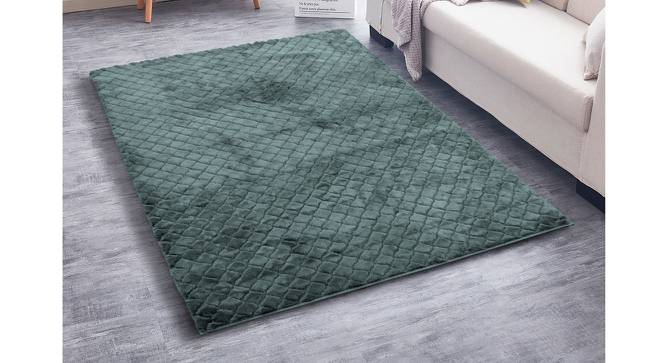Kayleigh Green Solid Natural Fiber 6x4 Ft Carpet (Seige) by Urban Ladder - Front View Design 1 - 638495