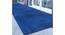Colette Blue Solid Fabric 10x4 Ft Carpet (Blue) by Urban Ladder - Front View Design 1 - 638696