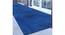 Jaliyah Blue Solid Fabric 11x4 Ft Carpet (Blue) by Urban Ladder - Front View Design 1 - 638697
