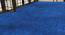 Hanna Blue Solid Fabric 7x4 Ft Carpet (Blue) by Urban Ladder - Design 1 Side View - 638707