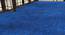 Colette Blue Solid Fabric 10x4 Ft Carpet (Blue) by Urban Ladder - Design 1 Side View - 638710