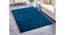 Annalise Blue Solid Natural Fiber 6x4 Ft Carpet (Teal) by Urban Ladder - Front View Design 1 - 638773