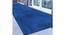 Emely Blue Solid Fabric 4x3 Ft Carpet (Blue) by Urban Ladder - Front View Design 1 - 638778