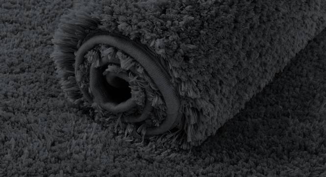 Adelynn Black Solid Natural Fiber 6x4 Ft Carpet (Black) by Urban Ladder - Front View Design 1 - 638782