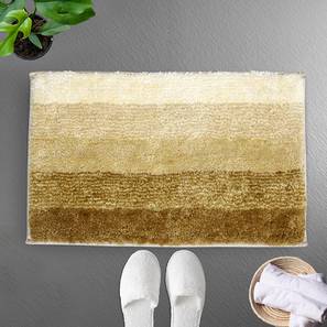 Yellow Solids Microfiber Bath Mat - Set of 1-image-7