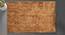 Hunter Orange Solid Natural Fiber 23x15 inches Anti-Skid Bath Mat (Orange) by Urban Ladder - Front View Design 1 - 639089