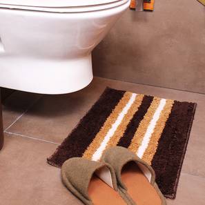 Bath Mats Design Chocolate Solids Microfiber Bath Mat - Set of 1