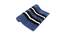 Aubriella Multicolor Solid Natural Fiber 23x15 inches Anti-Skid Bath Mat (Blue) by Urban Ladder - Ground View Design 1 - 639227