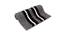 Bailee Multicolor Solid Natural Fiber 23x15 inches Anti-Skid Bath Mat (Grey) by Urban Ladder - Ground View Design 1 - 639229