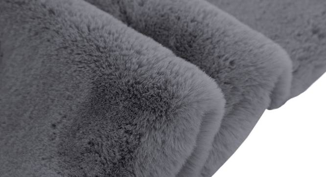 Alaiya Grey Solid Natural Fiber 30x18 inches Anti-Skid Bath Mat (Grey) by Urban Ladder - Front View Design 1 - 639267