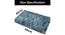 Ryann Grey Solid Natural Fiber 24x16 inches Anti-Skid Bath Mat (Charcoal) by Urban Ladder - Design 1 Dimension - 639312