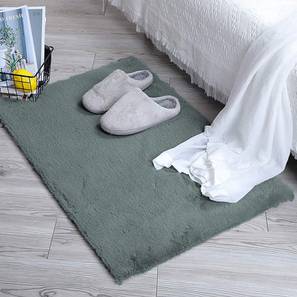 luxe home international Seige Solids Polyester Bath Mat - Set of 1-picture-11