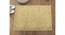 Emmeline Gold Solid Natural Fiber 24x16 inches Anti-Skid Bath Mat (Gold) by Urban Ladder - Front View Design 1 - 639395