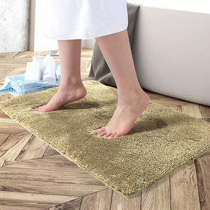 luxe home international Gold Solids Microfiber Bath Mat - Set of 1-picture-16
