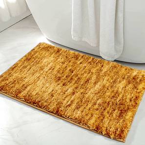 Bath Mats Design Gold Solids Microfiber Bath Mat - Set of 1