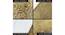Alexis Gold Solid Natural Fiber 30x18 inches Anti-Skid Bath Mat (Gold) by Urban Ladder - Rear View Design 1 - 639486