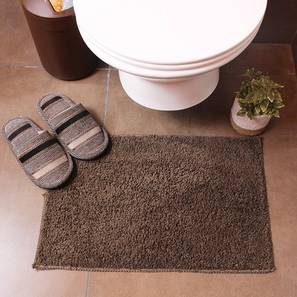 Decor Deals Starting From 149 Design Coffee Solids Microfiber Bath Mat - Set of 1