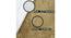 Alexis Gold Solid Natural Fiber 30x18 inches Anti-Skid Bath Mat (Gold) by Urban Ladder - Design 1 Close View - 639508
