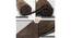 Gwendolyn Brown Solid Natural Fiber 24x16 inches Anti-Skid Bath Mat (Coffee) by Urban Ladder - Ground View Design 1 - 639596